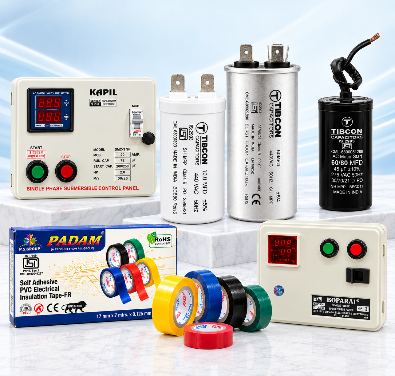 Electrical and motor components